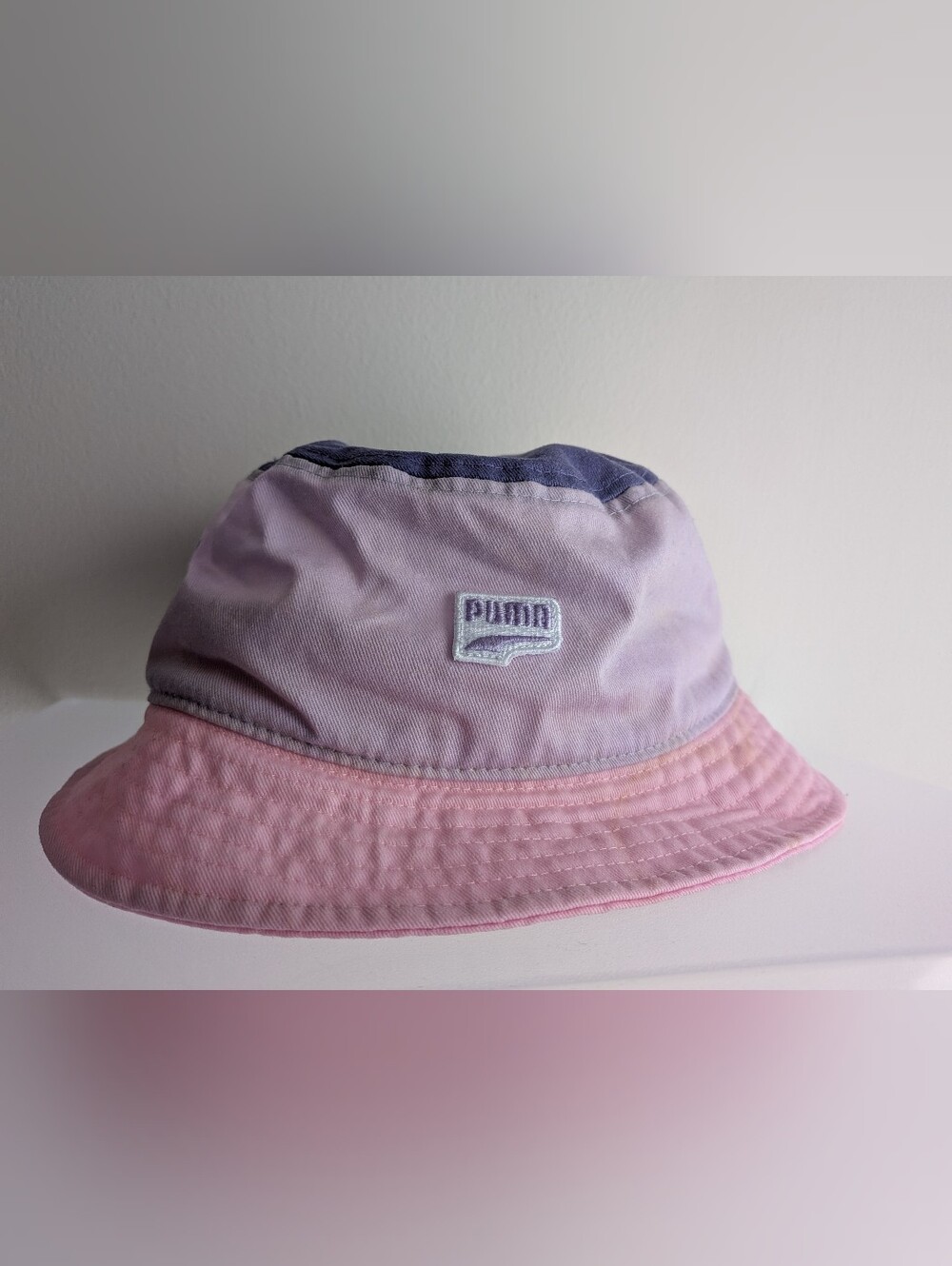 Puma Lavender and Pink Colorblock Bucket Hat